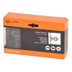Isolator Gallagher för fjäderstålstolpar, 10-pack