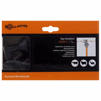 Extra toppisolator för Gallagher Fjäderstålstolpe, 5-pack