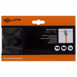 Extra toppisolator för Gallagher Fjäderstålstolpe, 5-pack