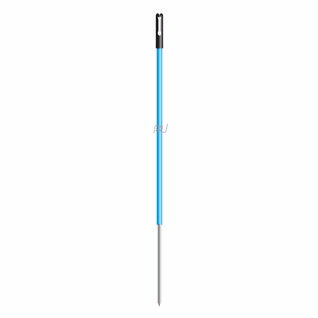 Med clips (tillbehör) monterat - PVC-plaststolpe Gallagher Blå 70cm | farmab.se