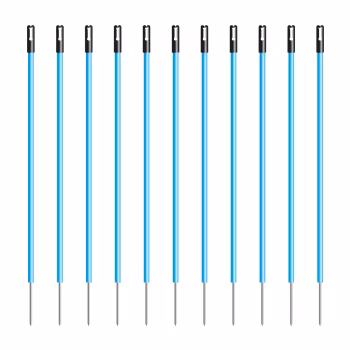 PVC-plaststolpe Gallagher Blå 100cm, 10-pack