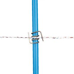 Clips rostfritt stål för PVC-plaststolpe Gallagher 13mm, 10-pack