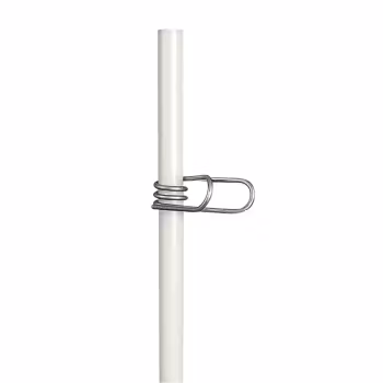Clips rostfritt stål Gallagher för glasfiberstolpe 10mm, 25-pack