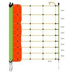 Fårnät Enkelspets Kombi Gallagher 90cm, 50m