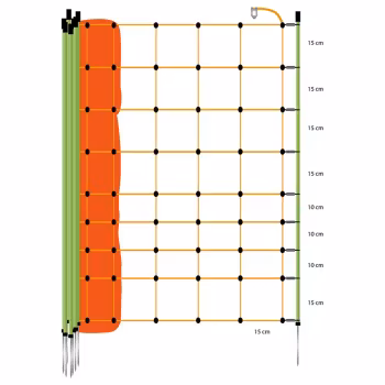 Getnät Enkelspets Gallagher 105cm, 50m
