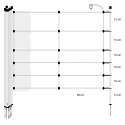 Vildsvinsnät Enkelspets Gallagher 75cm, 50m