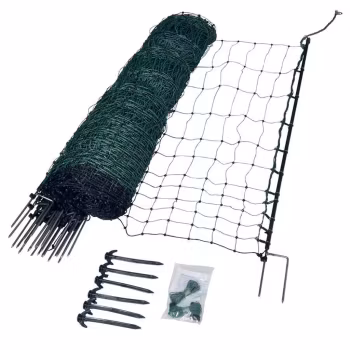 Fjäderfänät Dubbelspets Gallagher Grön 112cm, 50m