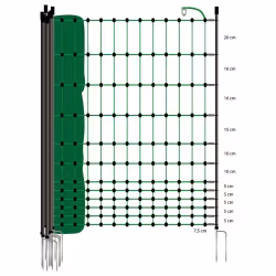 Fjäderfänät Enkelspets Gallagher Grön 112cm, 25m