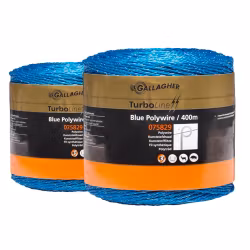 Eltråd Gallagher Duopack TurboLine Polywire Blå, 2x400m