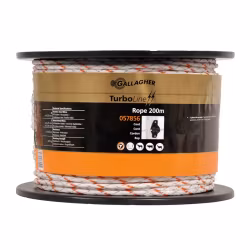 Elrep Gallagher TurboLine vit, 200m