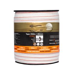 Elband Gallagher TurboStar 40mm vit, 350m