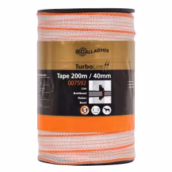 Elband Gallagher TurboLine 40mm vit, 200m