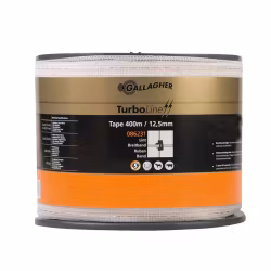 Elband Gallagher TurboLine 12,5mm vit, 400m