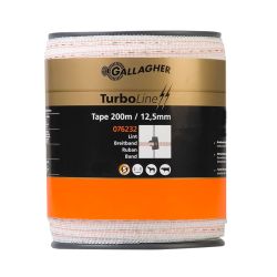 Elband Gallagher TurboLine 12,5mm vit, 200m