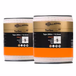 Elband Gallagher Duopack TurboLine 12,5mm vit, 2x200m