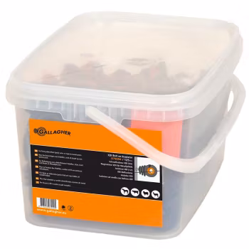 Ringisolator Gallagher XDI för stålstolpe, 125-pack