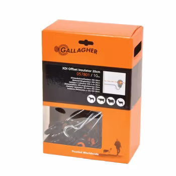 Distanshållare Gallagher XDI Ringisolator Offs 18cm, 10st