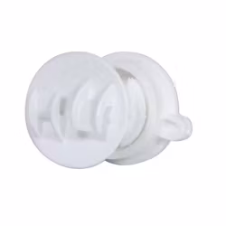 Tilläggsisolator Gallagher vit ø6-14mm, 10-pack