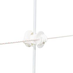 Tilläggsisolator Gallagher vit ø6-14mm, 10-pack