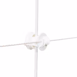 Tilläggsisolator Gallagher vit ø6-14mm, 10-pack