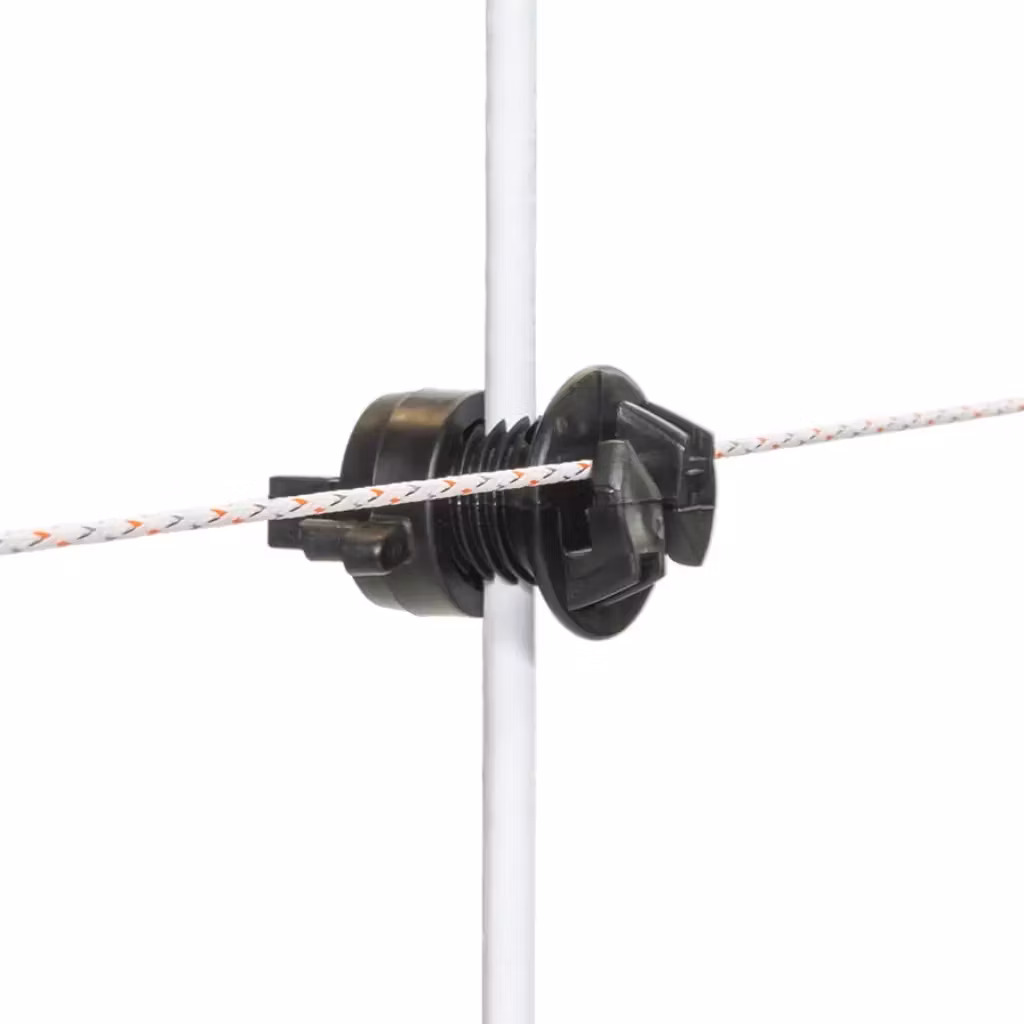 Tilläggsisolator Gallagher svart ø4-10mm, 250-pack