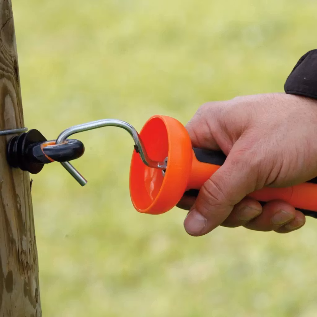 Mjukt gummigrepp - Grindhandtag Gallagher Soft Touch orange | farmab.se