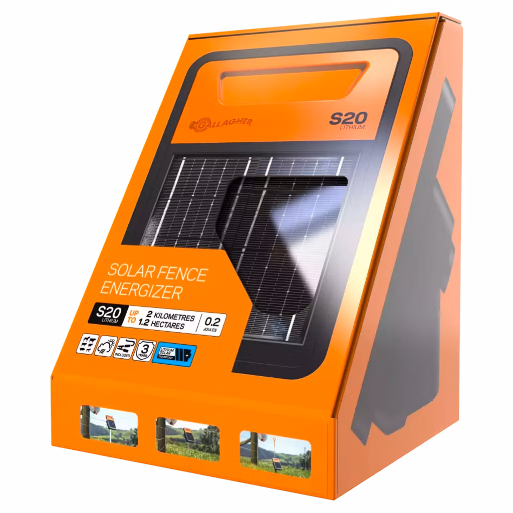 Förpackning - Solcellsaggregat Gallagher S20Li