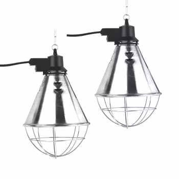 Strålvärmelampa med sparenergikontakt, 2-pack