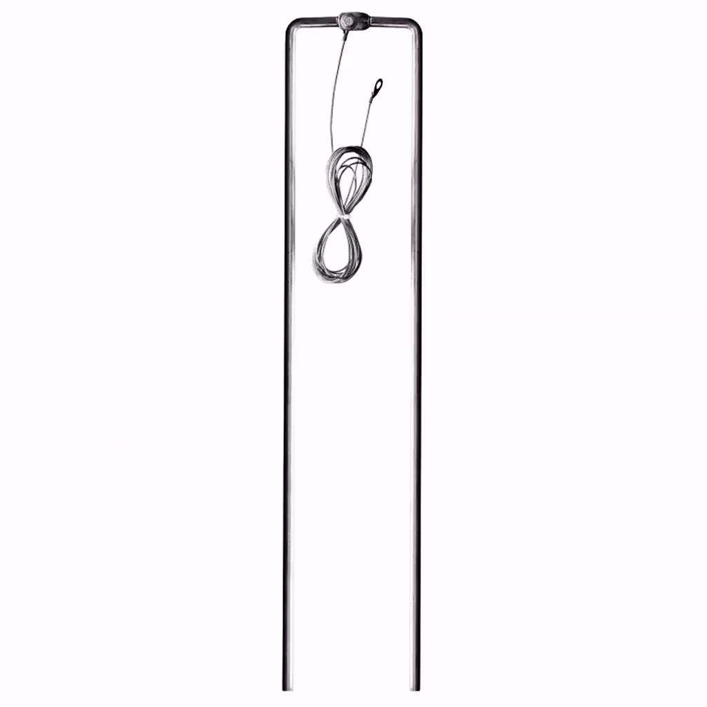 Dubbel jordspjut (2x0,5m, inklusive 3 meter kabel), Flyttbart