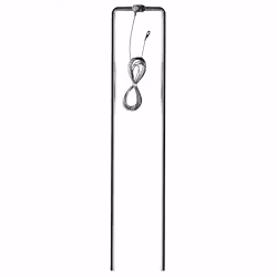 Dubbel Jordspjut (2x0,5m ) Flyttbart + 3m kabel
