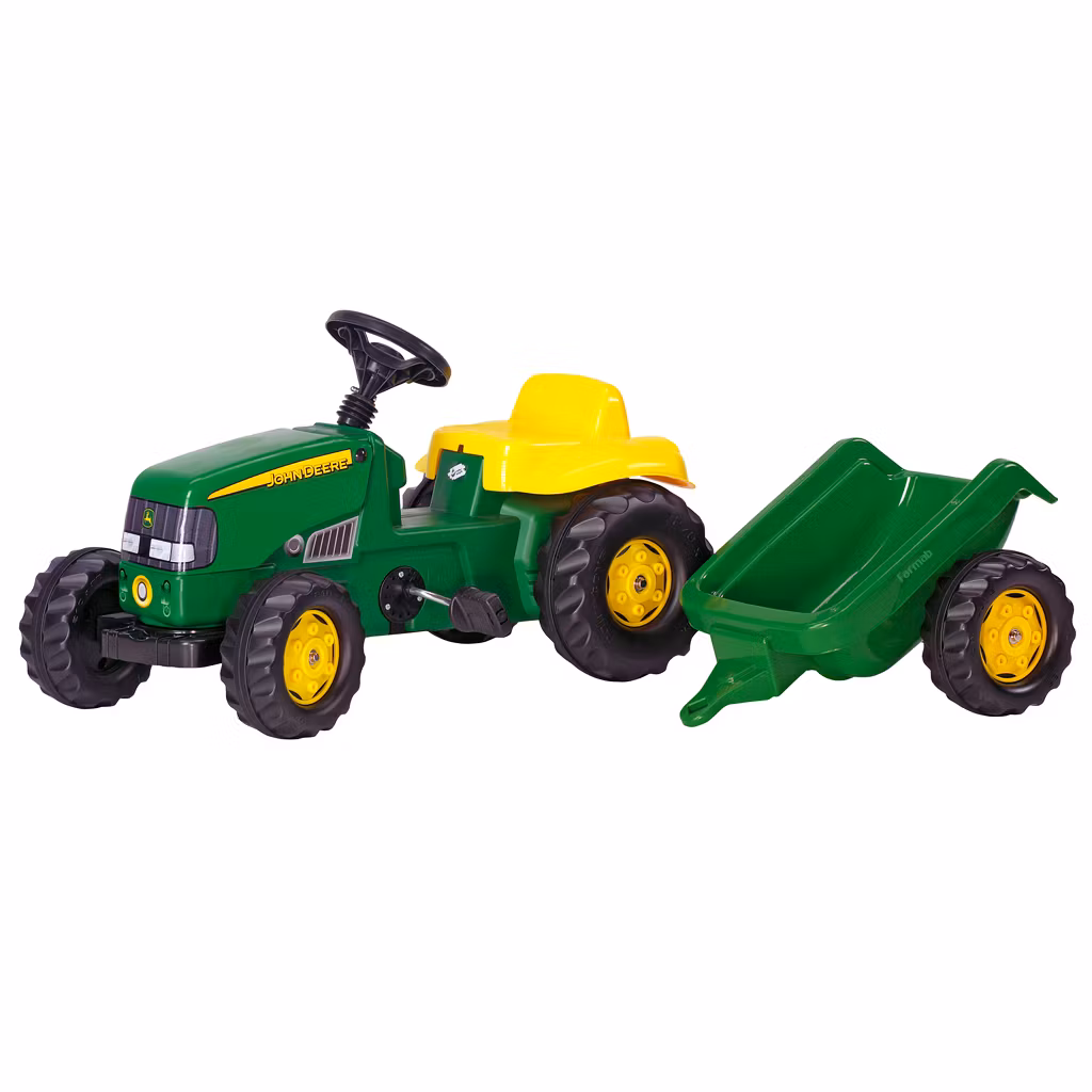 RollyKid Tramptraktor - John Deere med Släp