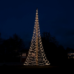 Flaggstångsbelysning Glimma 2000/4000LED varmvit, 10 m