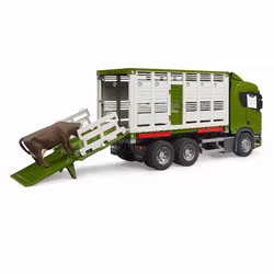 BRUDER Scania Super 560R Djurtransport 1:16