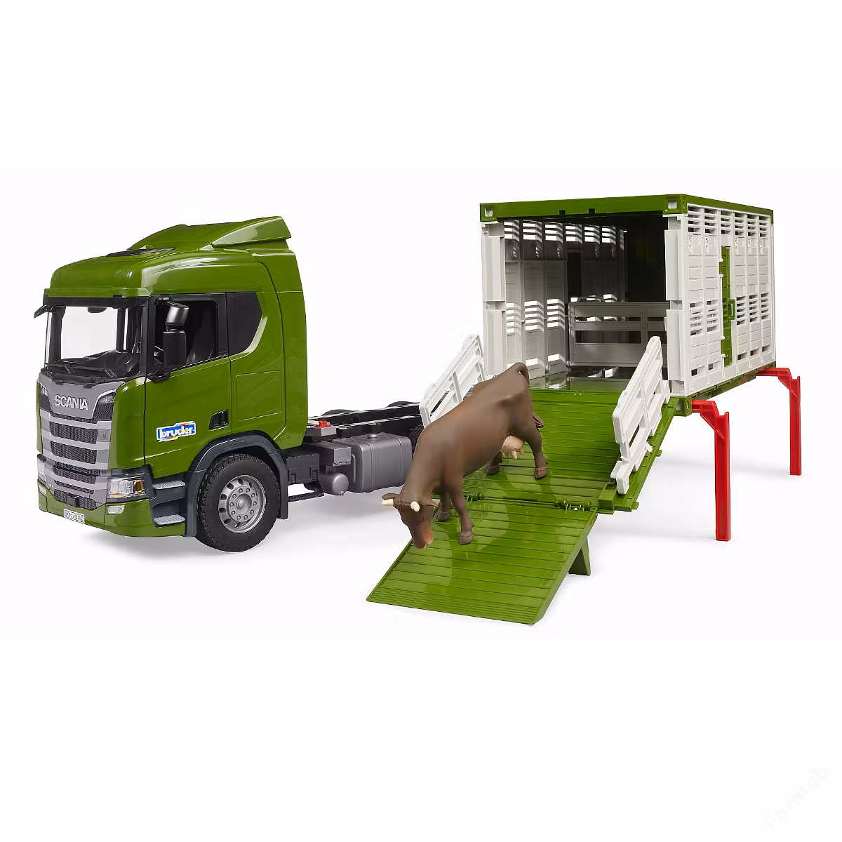 BRUDER Scania Super 560R Djurtransport 1:16