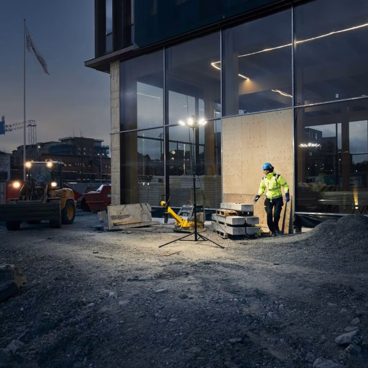 Sex justerbara ljuskällor för flexibel belysning