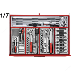 Verktygssats med panel Teng Tools, 545 delar