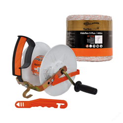 Paket - Gallagher Vidoflex 9 TurboLine Plus 400m och Spole