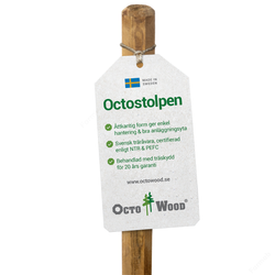 Stängselstolpe Octowood, flera storlekar