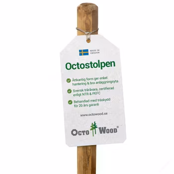Stängselstolpe Octowood, flera storlekar