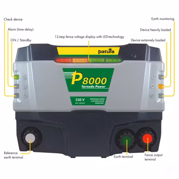 Stängselaggregat Patura P8000 Tornado Power