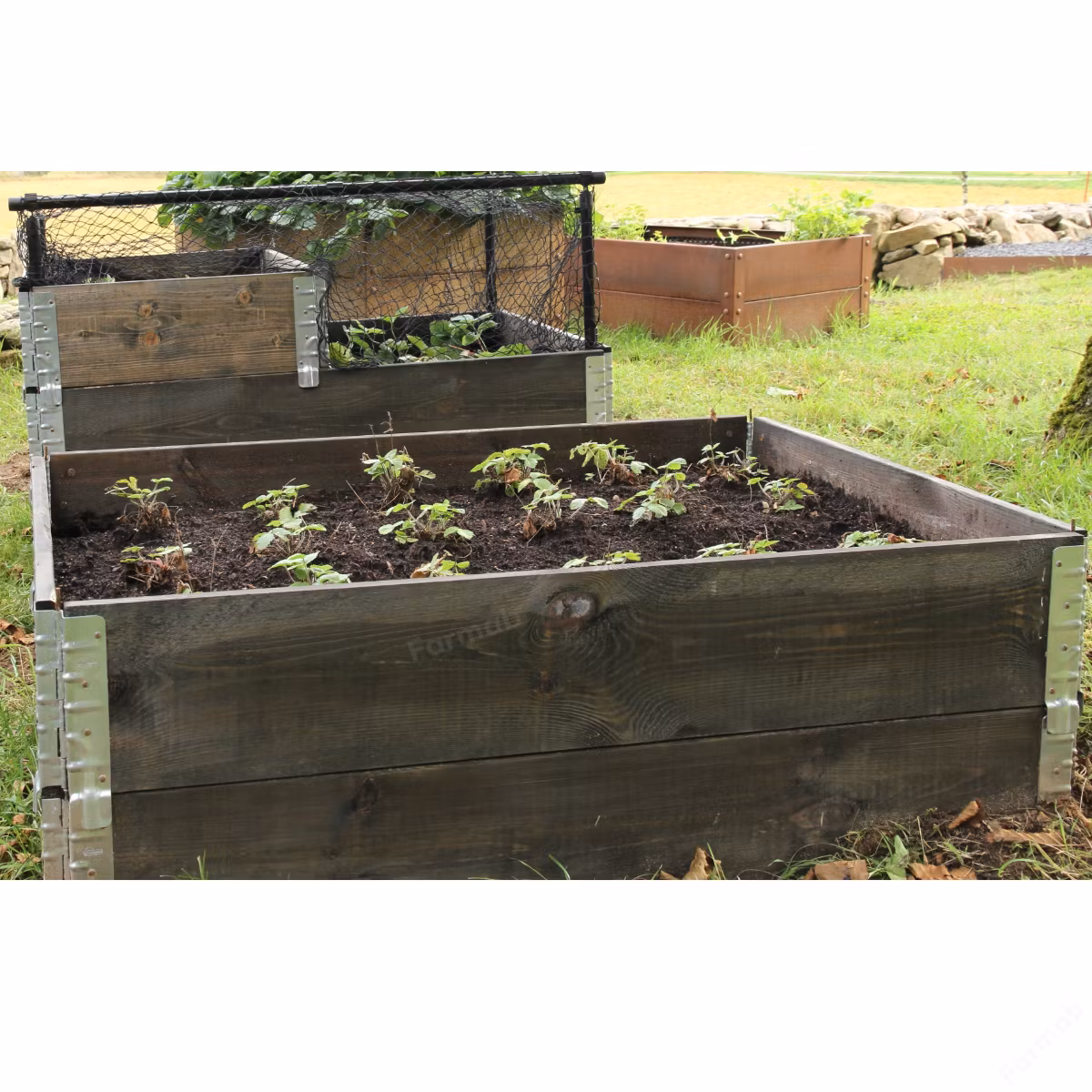 KEBAflexi-garden odlingslåda svart 80x120 cm