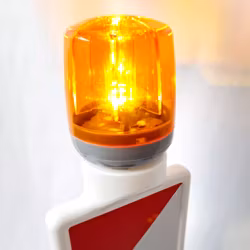 rollyFlashlight Orange, blinkande ljus