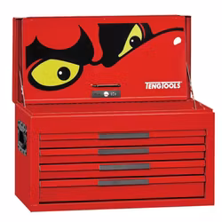 Verktygslåda TengTools TST26R4, 4 lådor