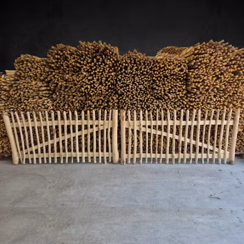 Dubbelgrind i kastanjeträ, 3 m