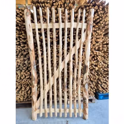 Grind till kastanjestaket 1,8 x 1 m - naturlig kastanjegrind