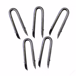 Hullingkrampa varmförzinkad 30x3 mm, 100 st