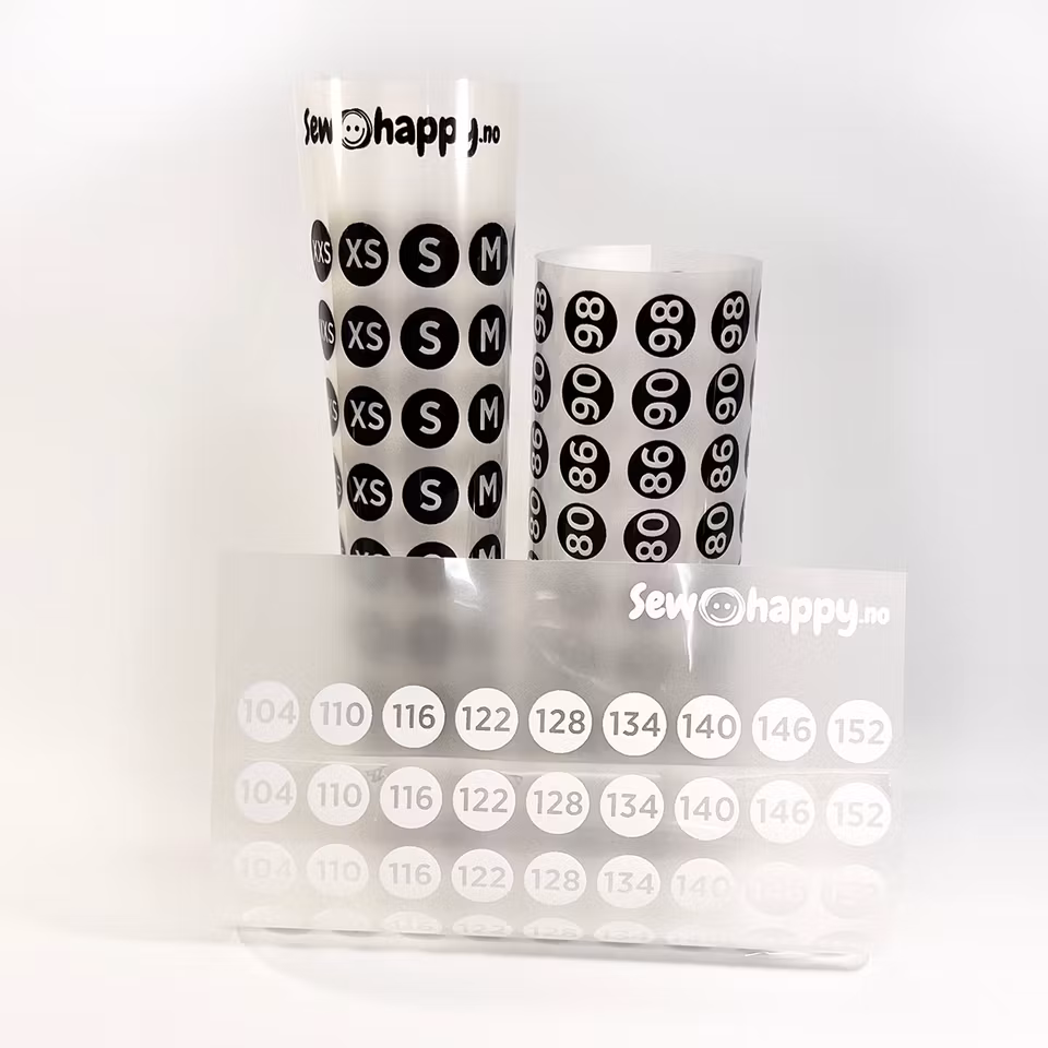 SewHappy Størrelse Brett Str. XXS-4XL