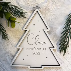 Julgran- Min första jul
