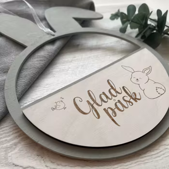 Glad Påsk skylt