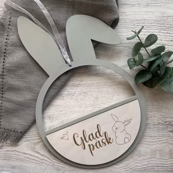 Glad Påsk skylt
